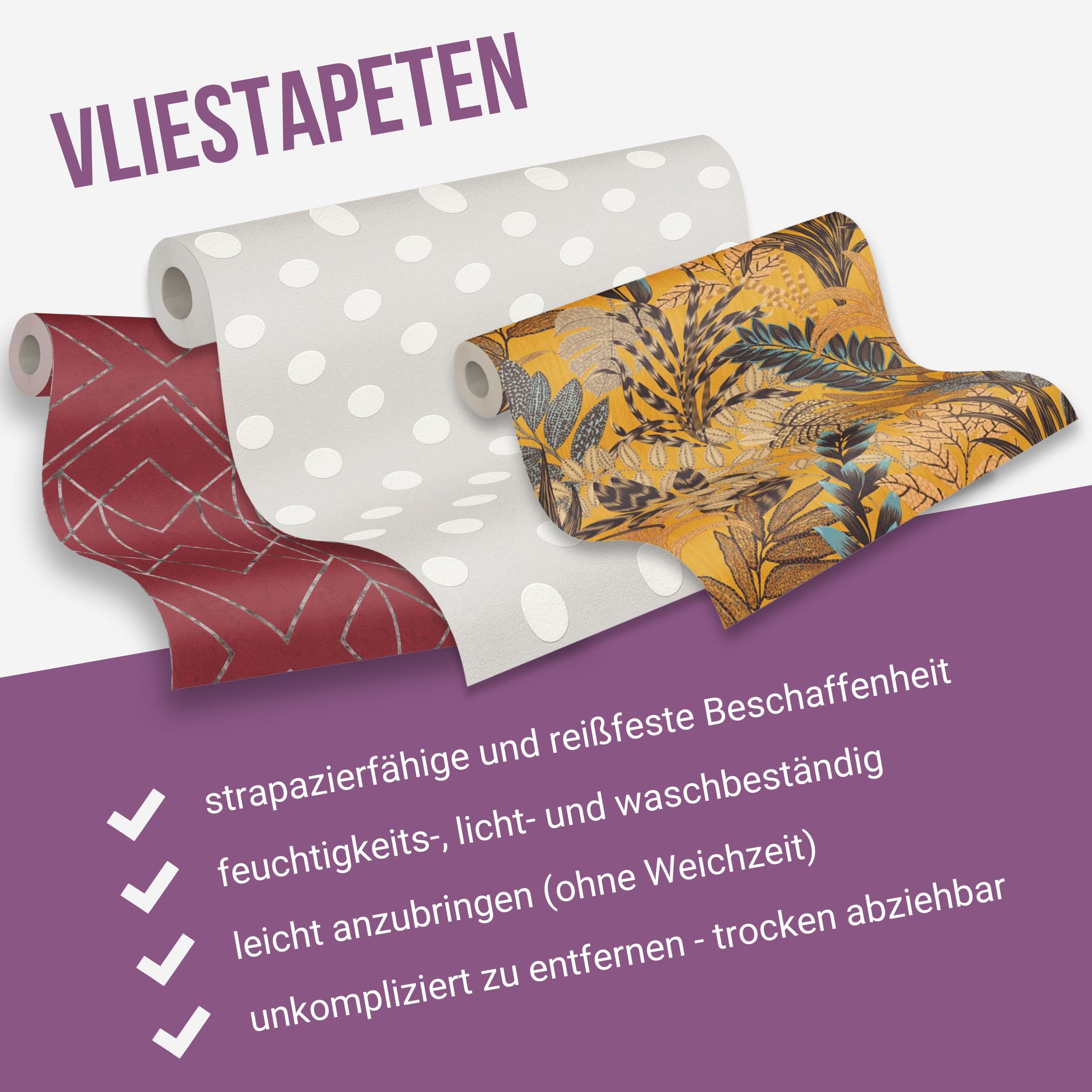 Vorteile Vliestapeten